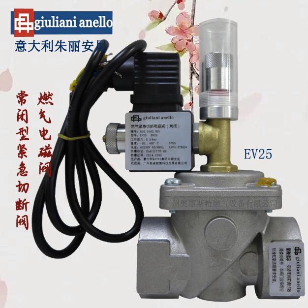 EV25緊急切斷閥giuliani anello意大利常閉型電磁閥